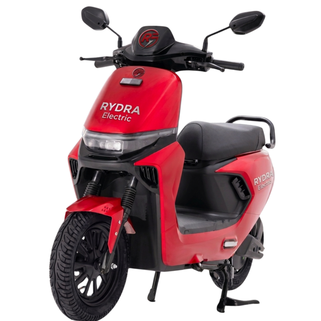 Front view of Rydra Neo lightweight electric scooter for city use