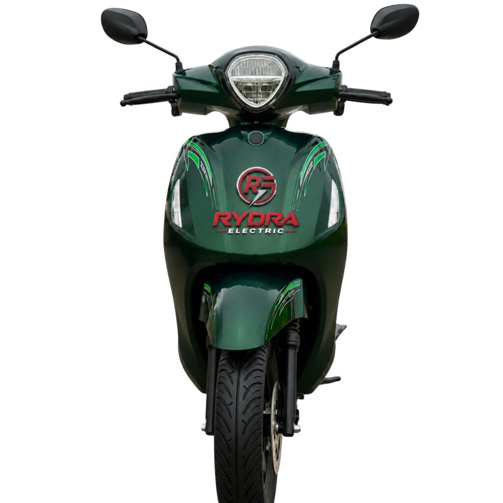 Front view of Rydra Prime Pro Electric Scooter Premium design for modern city commuting